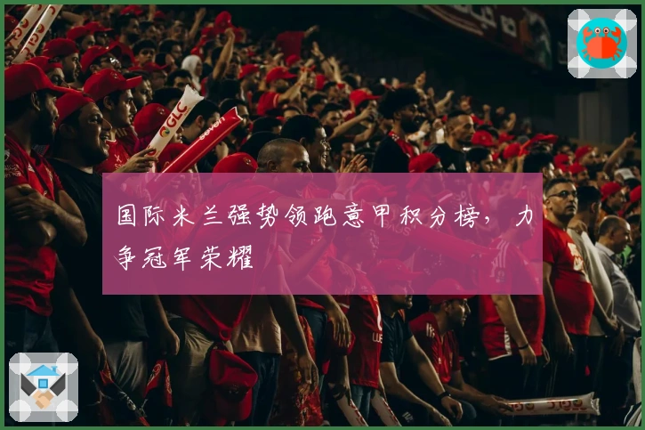 国际米兰强势领跑意甲积分榜，力争冠军荣耀