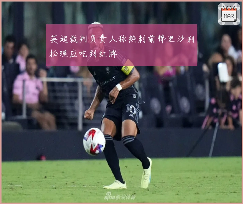 英超裁判负责人称热刺前锋里沙利松理应吃到红牌